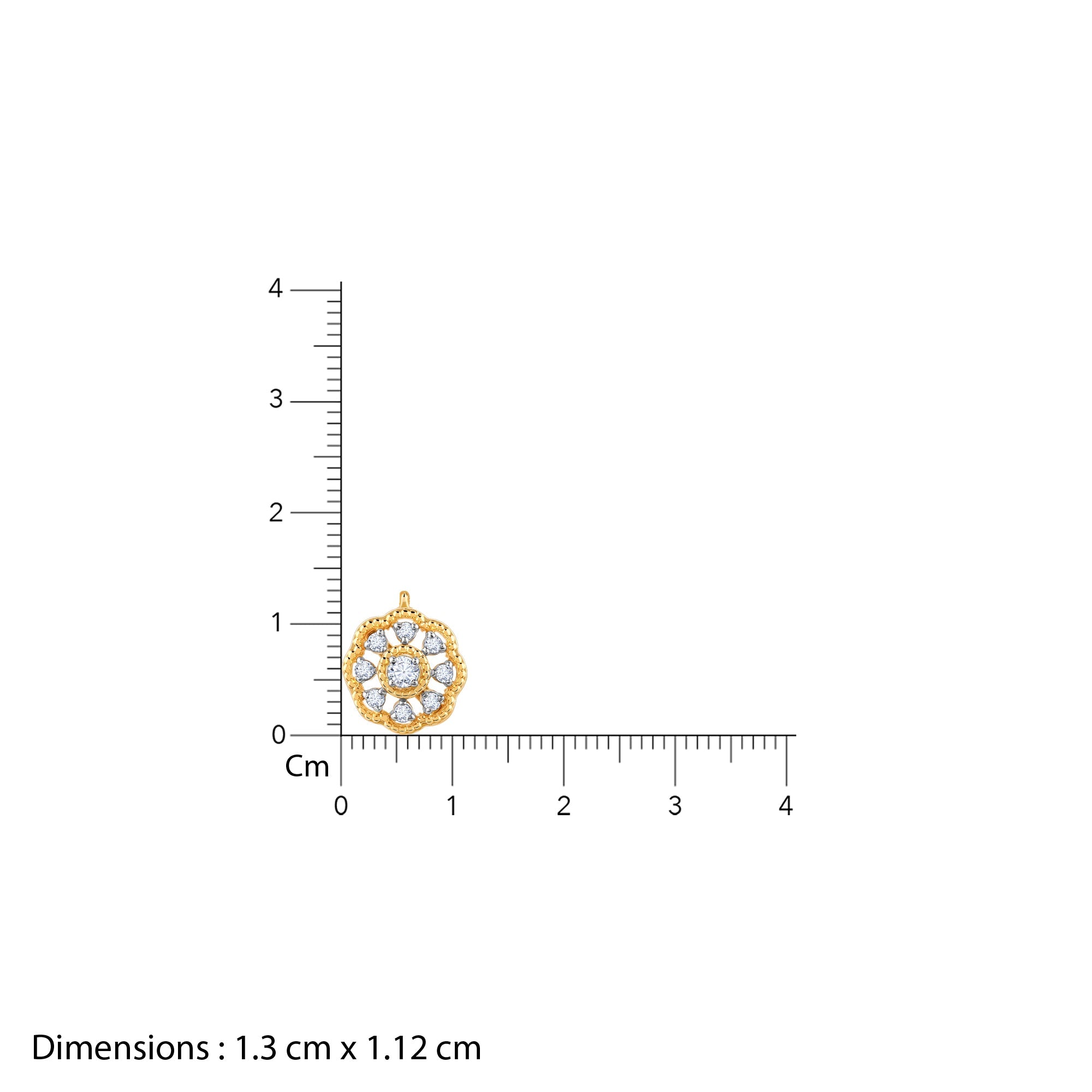 Gold Chaitra Lab Grown Diamond Mangalsutra