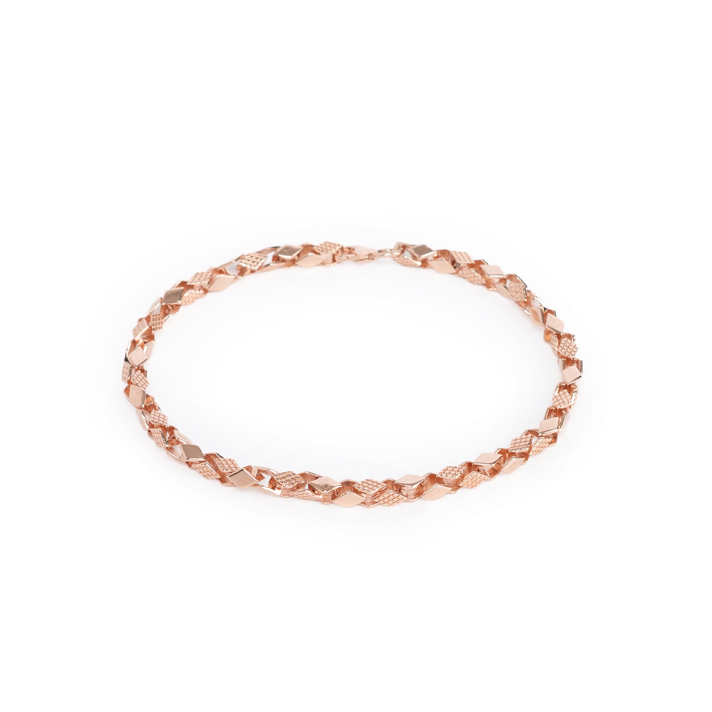 Rogue Weave Bracelet – Premium Unisex Braided Rose Gold Bracelet