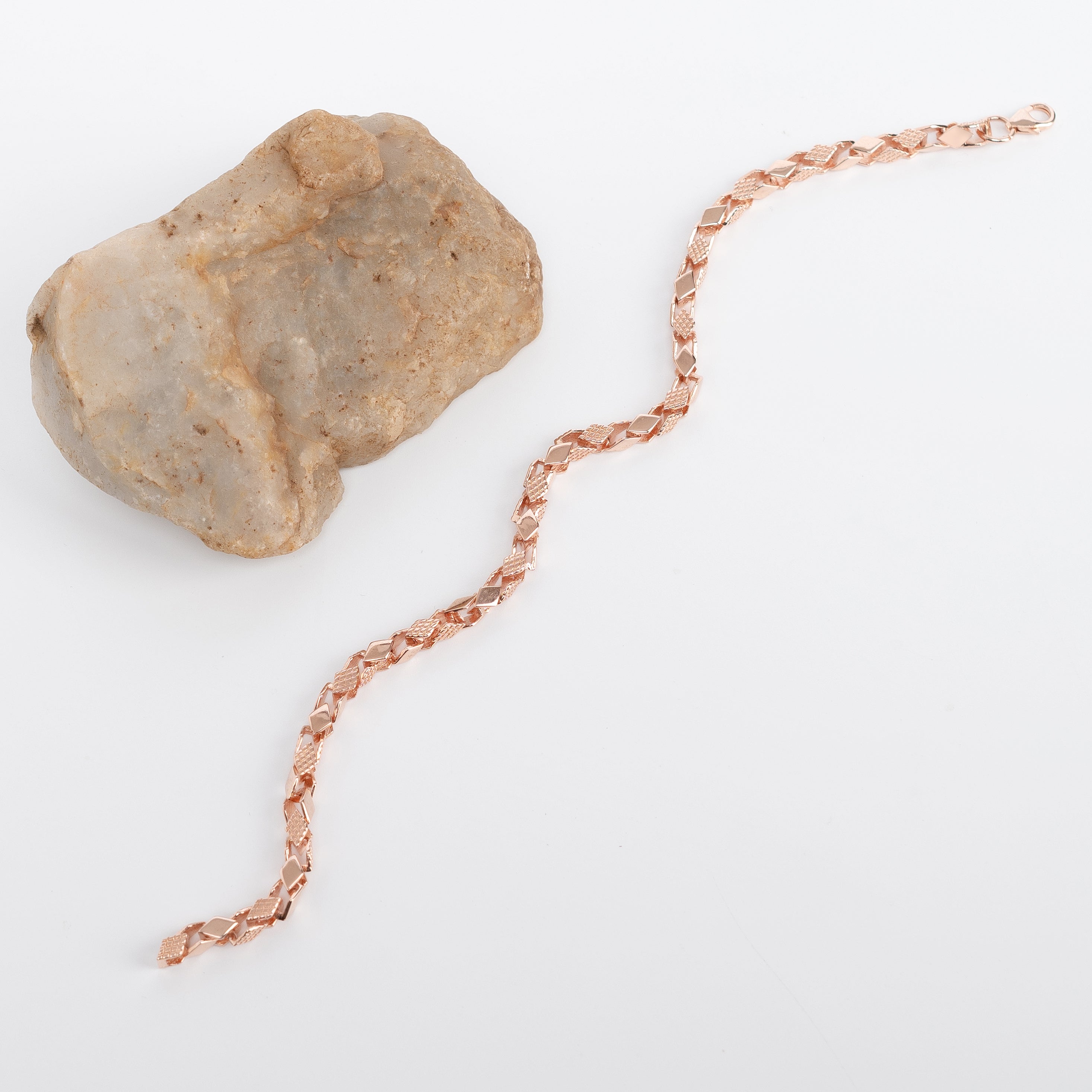 Rogue Weave Bracelet – Premium Unisex Braided Rose Gold Bracelet