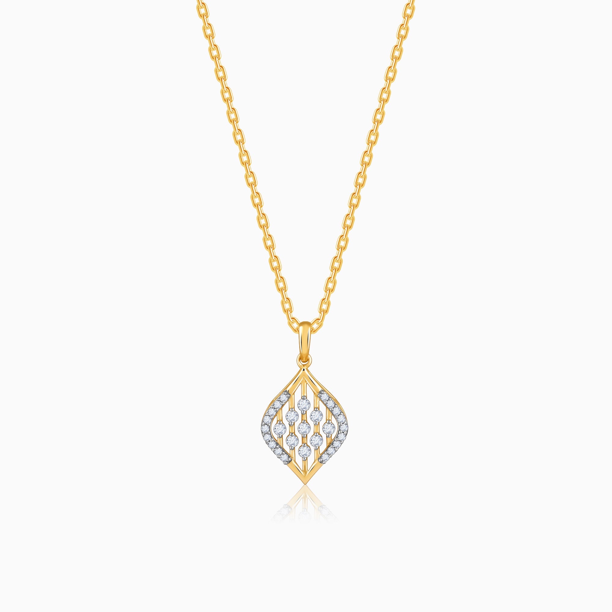 Gold Breezy Bling Lab Grown Diamond Pendant
