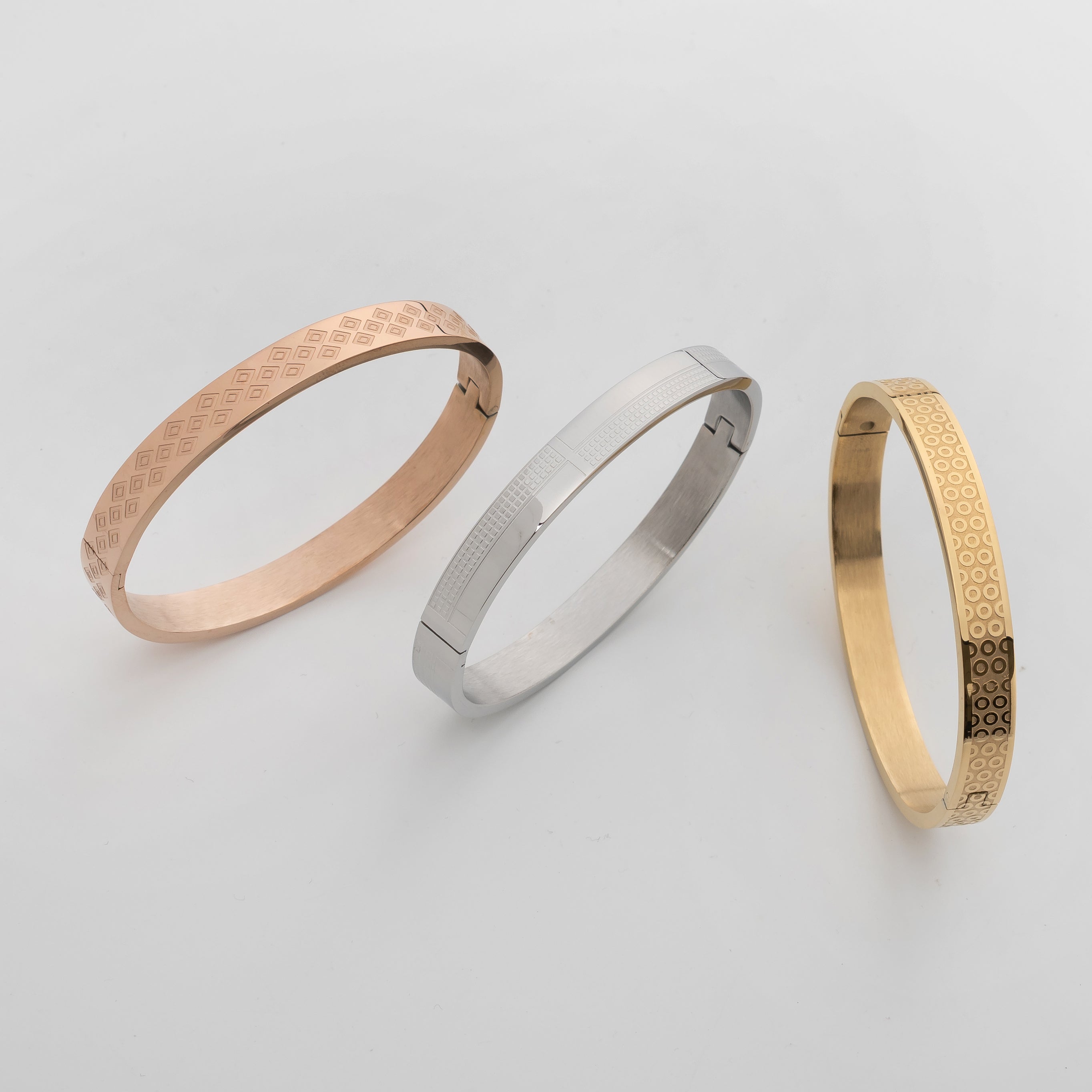 Imperium Trio Combo – Premium Men's Stainless Steel Bracelet Combo Set