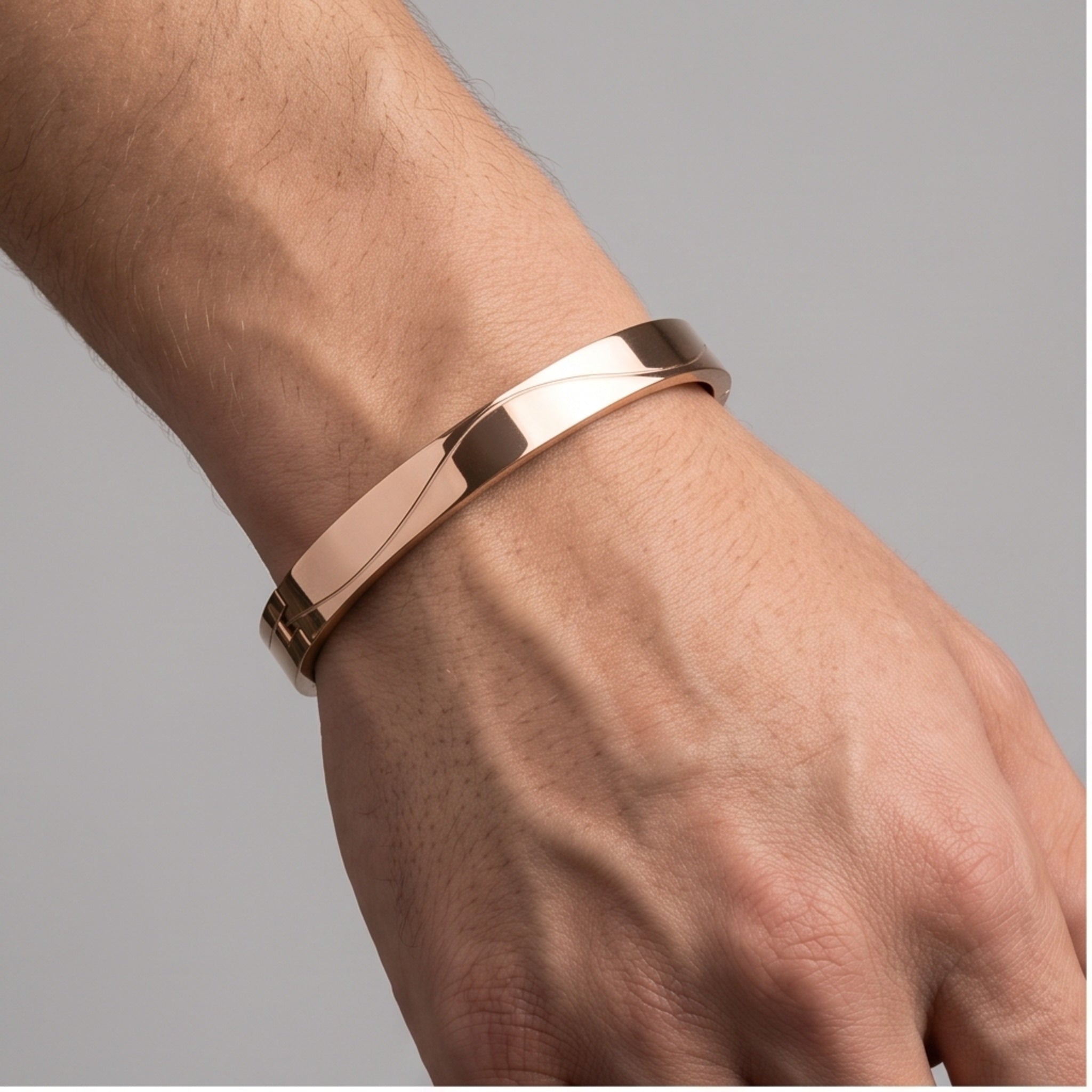 Trinity Luxe Combo – Premium Men's Stainless Steel Bracelet Combo in Gold, Silver & Rose Gold