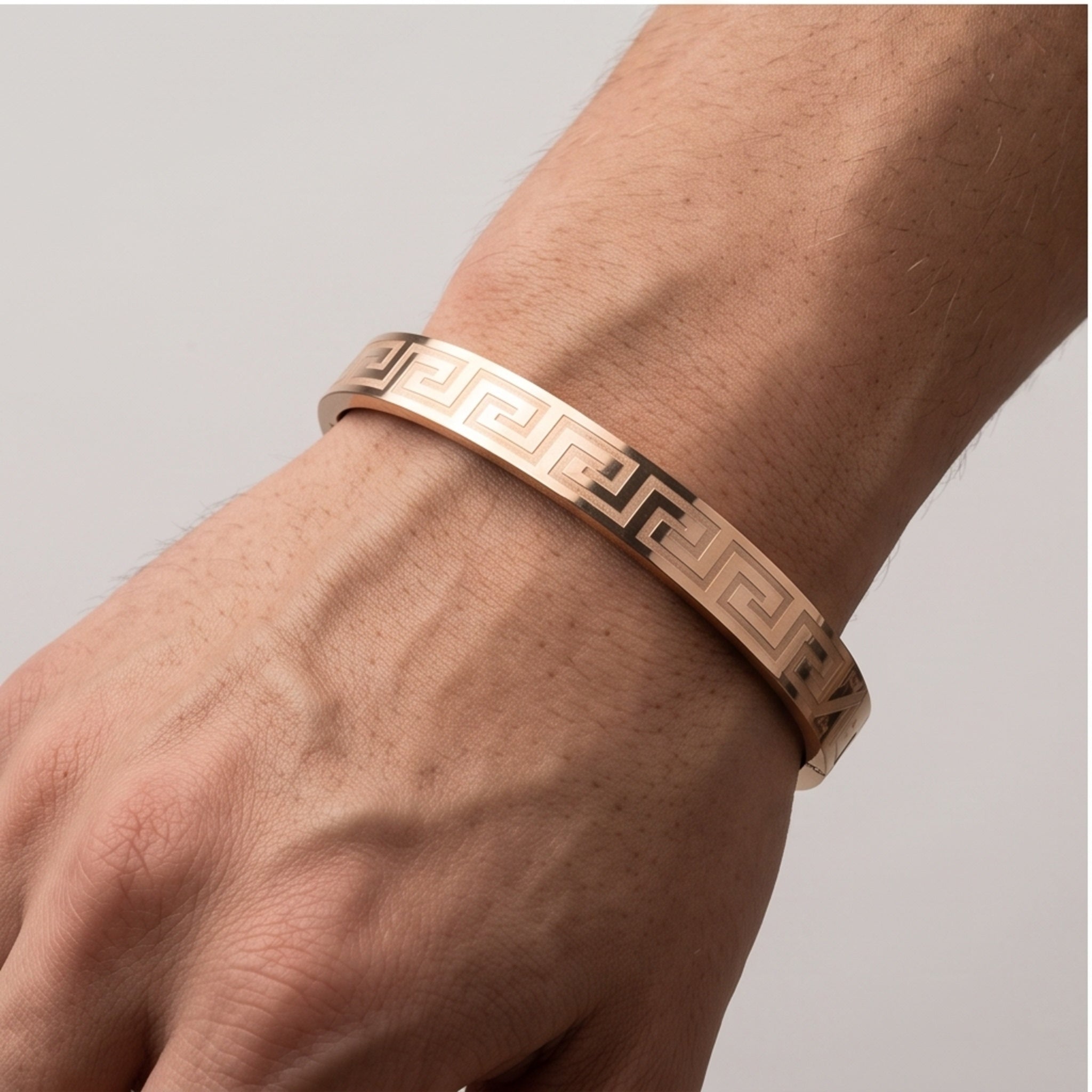 Imperium Trio Combo – Premium Men's Stainless Steel Bracelet Combo Set in Gold, Silver & Rose Gold