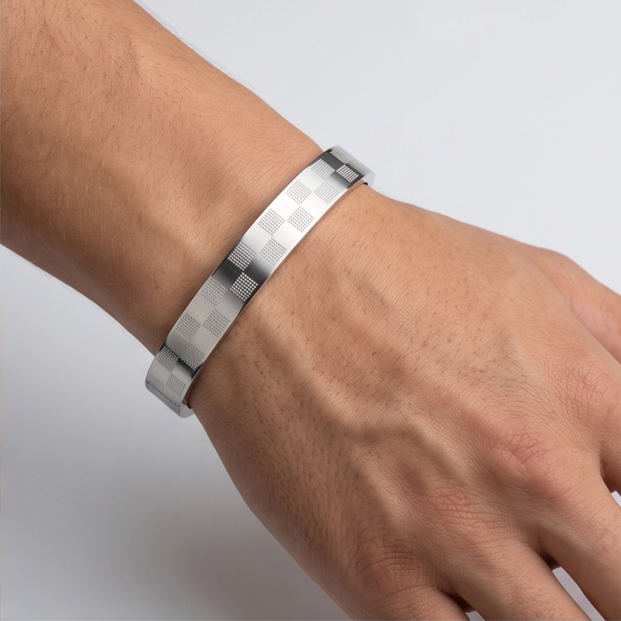 Trinity Luxe Combo – Premium Men's Stainless Steel Bracelet Combo in Gold, Silver & Rose Gold