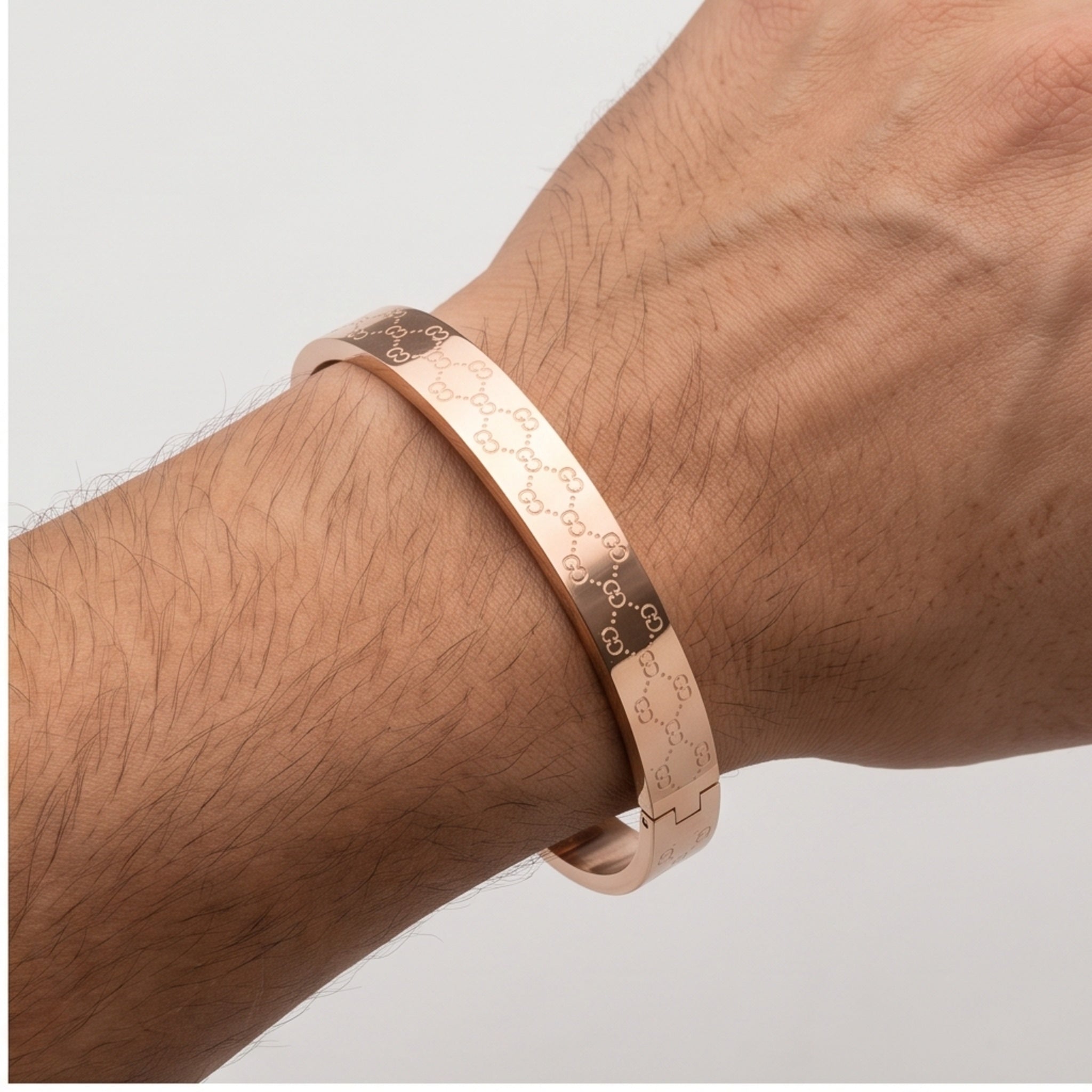 Signature Luxe Combo – Premium Men's Bracelet Combo in Gold, Rose Gold & Silver Finish