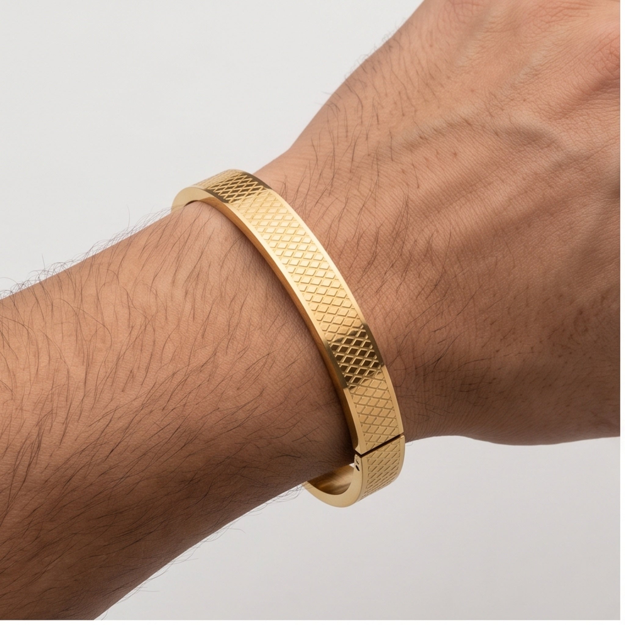 Signature Luxe Combo – Premium Men's Bracelet Combo in Gold, Rose Gold & Silver Finish