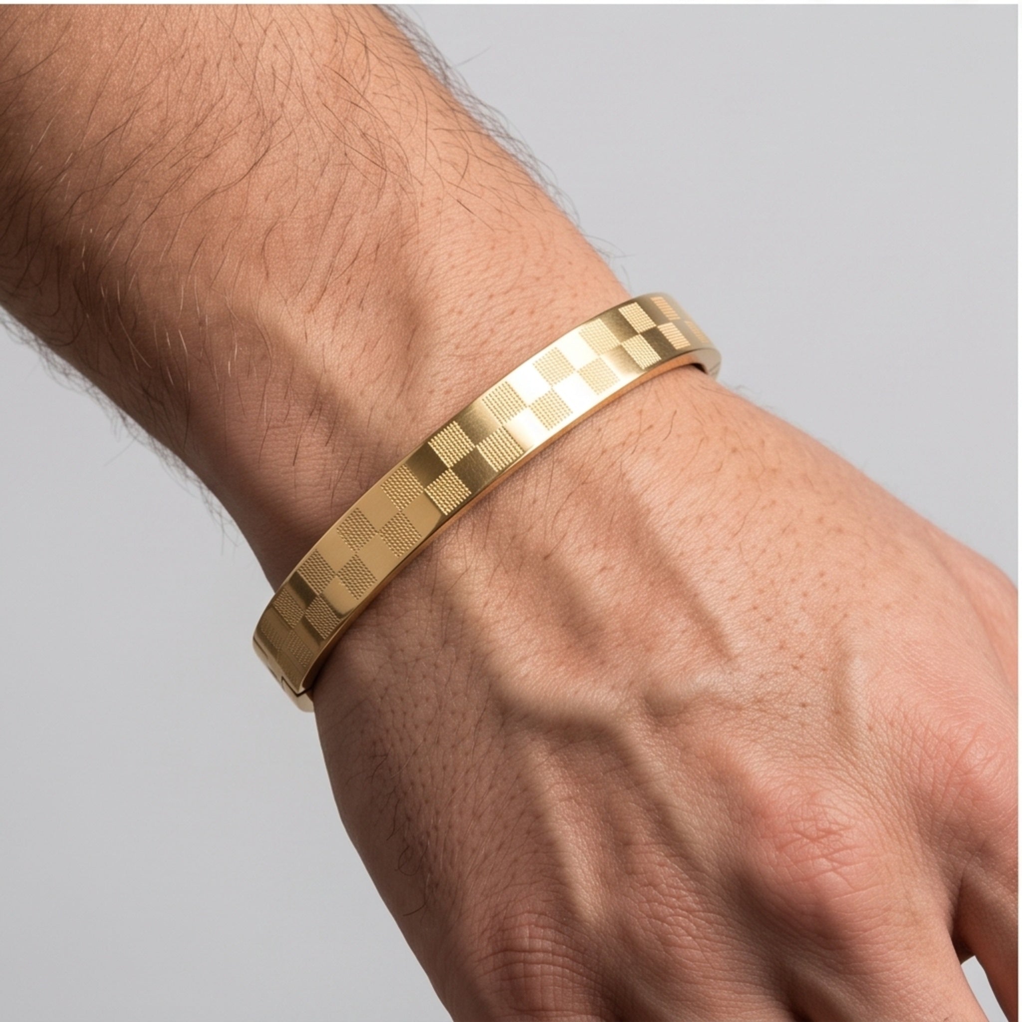 Regal Trinity Combo – Premium Men's Stainless Steel Bracelet Combo Set in Gold, Silver & Rose Gold