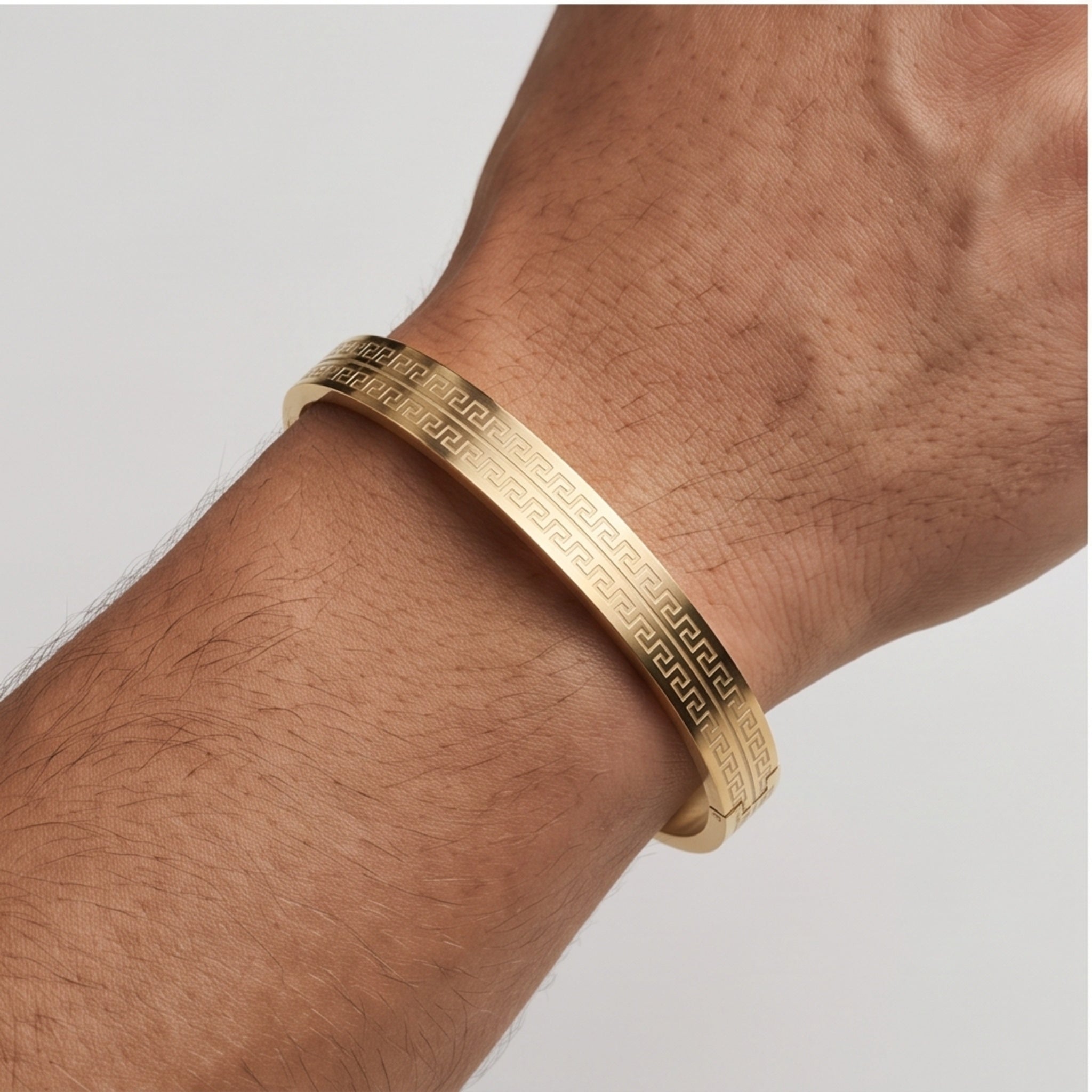 Regalis Cuff Combo – Premium Men's Stainless Steel Open Cuff Bracelet Set (3-Piece)