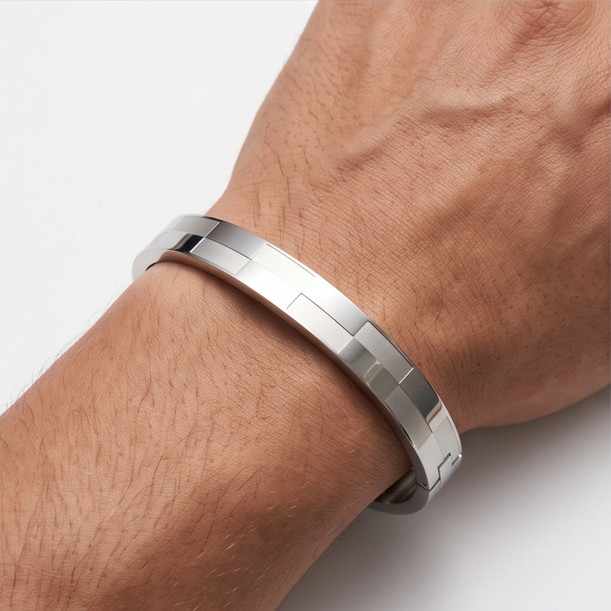 Axiom Cuff Combo – Premium Men's Stainless Steel Open Cuff Bracelet Combo Set (3-Piece)