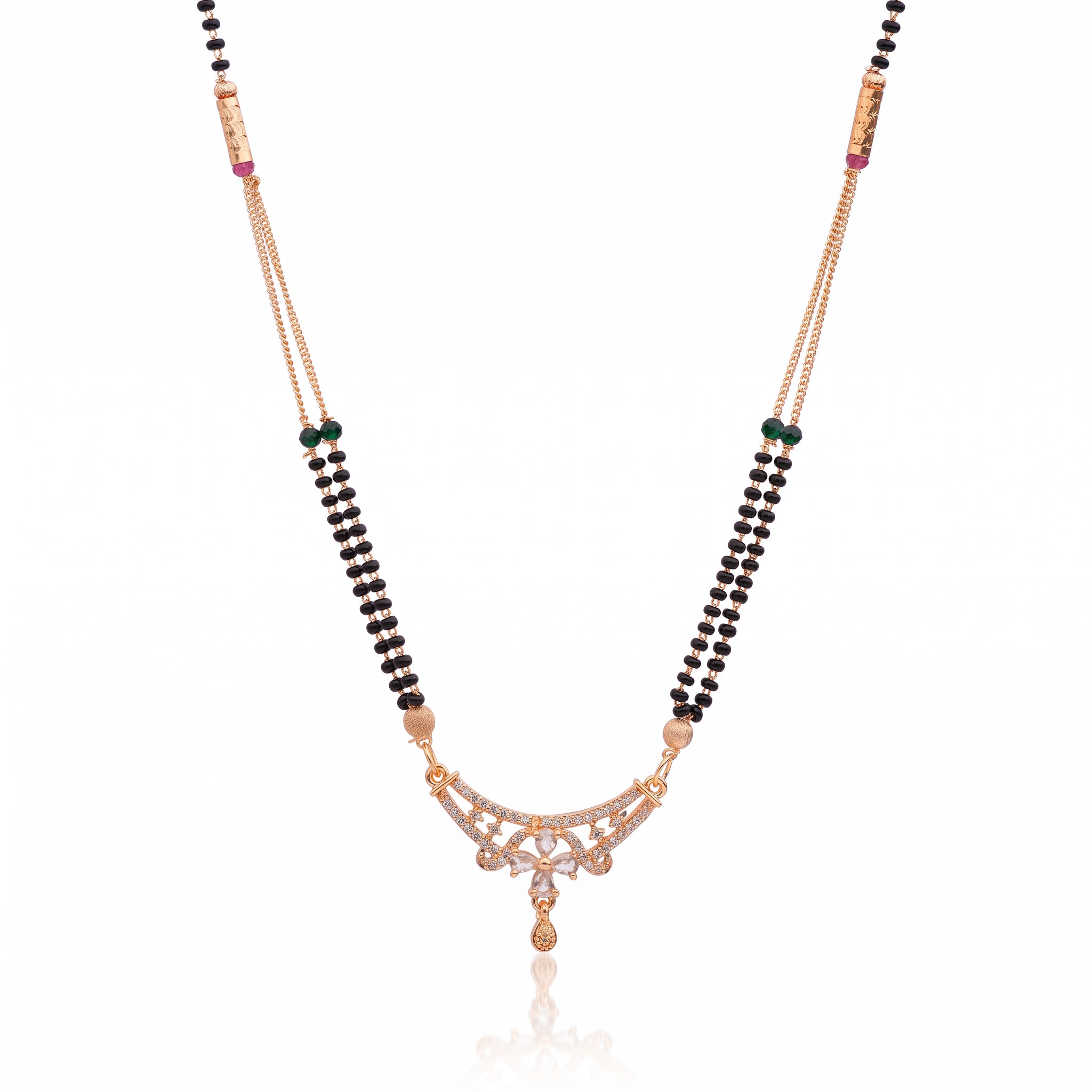 Celeste Grace – Premium Rose Gold Designer Mangalsutra for Women