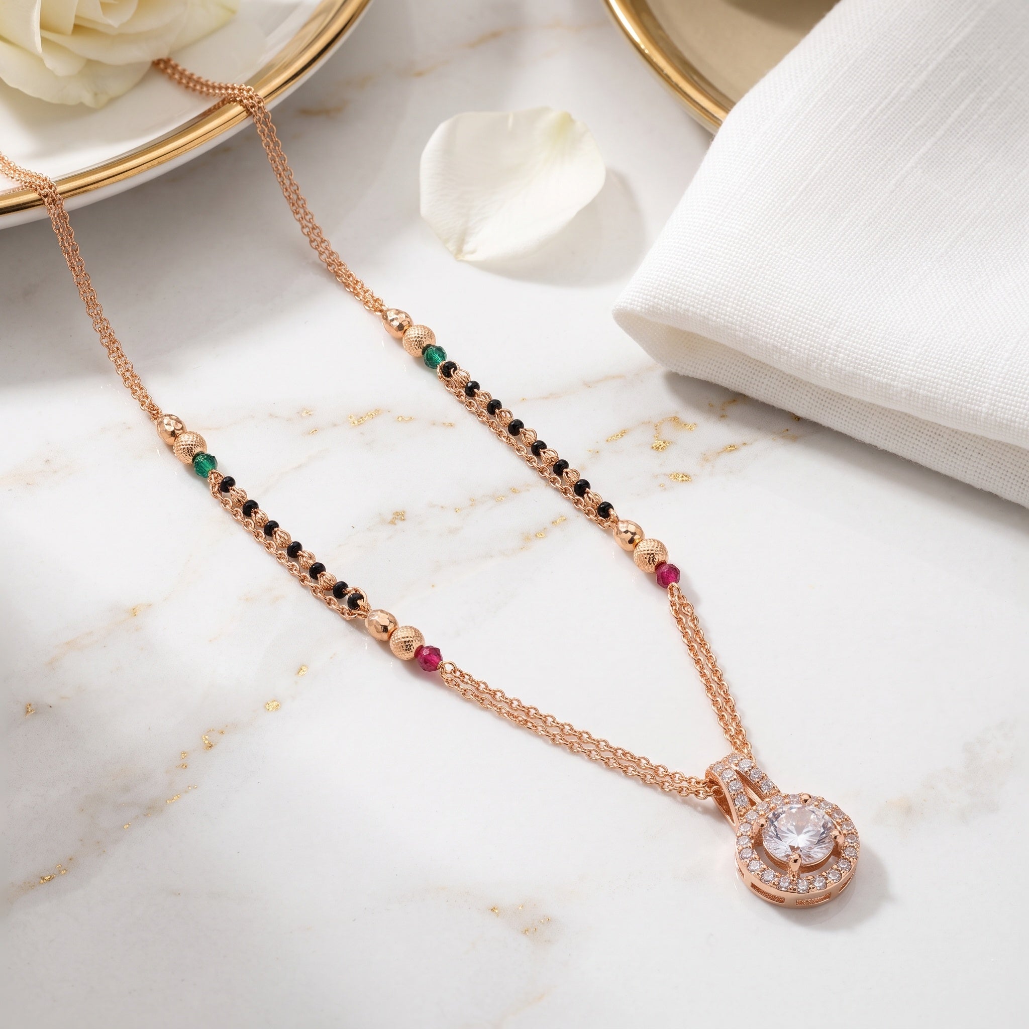 Celeste Halo – Premium Women’s Contemporary Mangalsutra