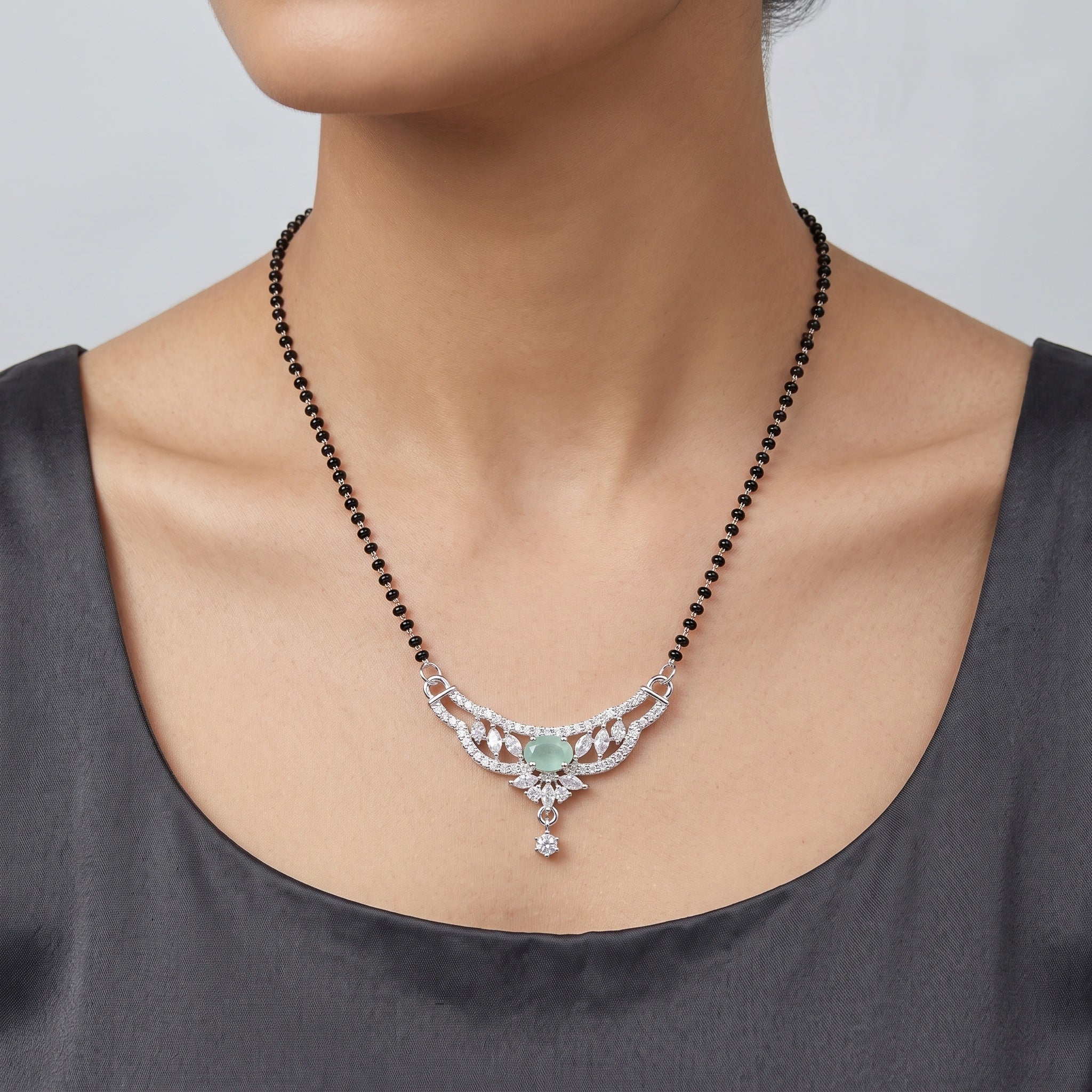 Serene Bloom – Premium Designer Mangalsutra for Women