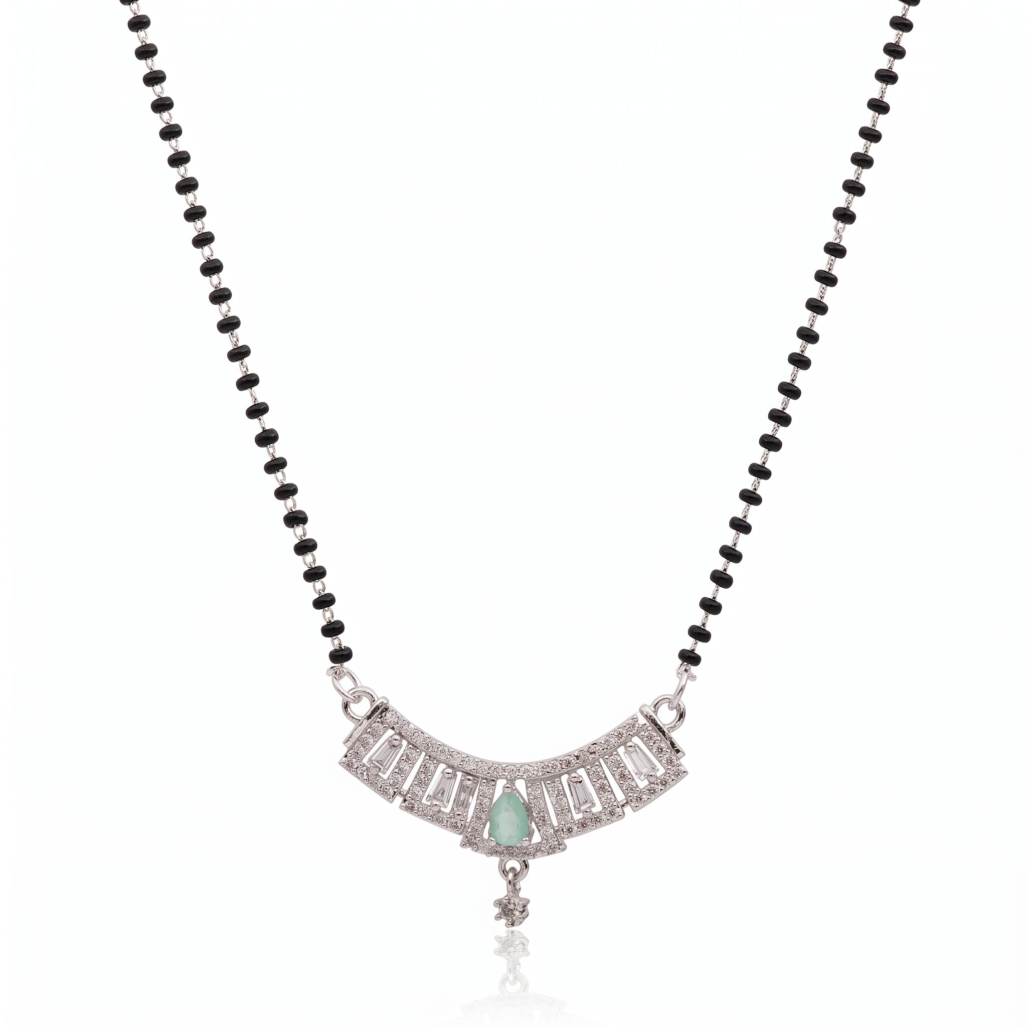 Mint Geometry – Premium Geometric Mangalsutra for Women