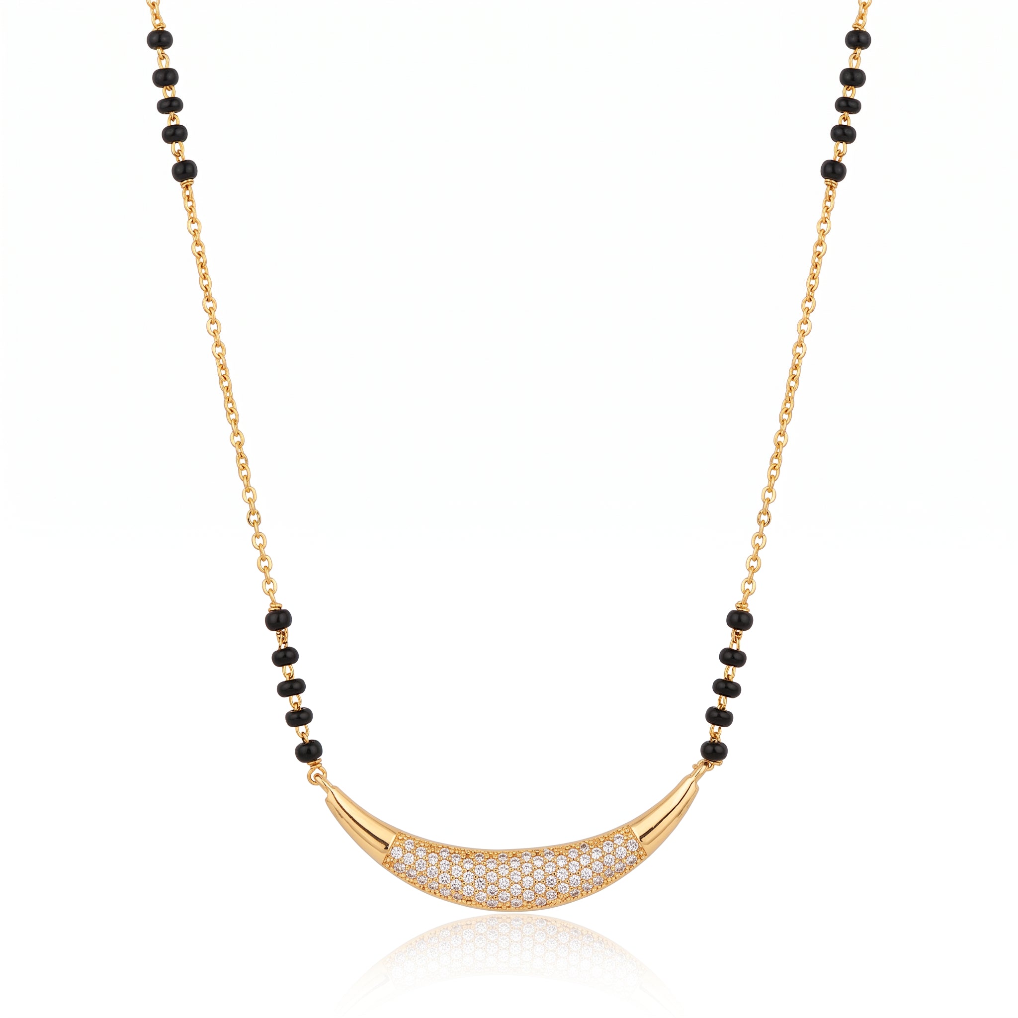 Luna Curve – Premium Contemporary Mangalsutra for Women