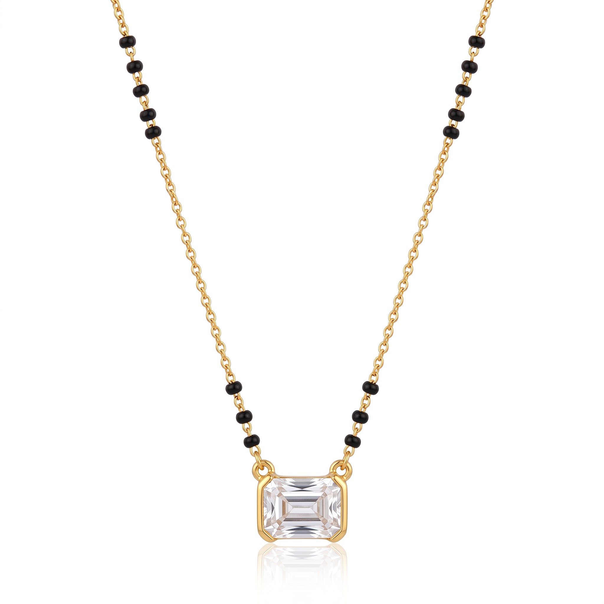 Elysia Stone Mangalsutra – Premium Gold-Tone for Women