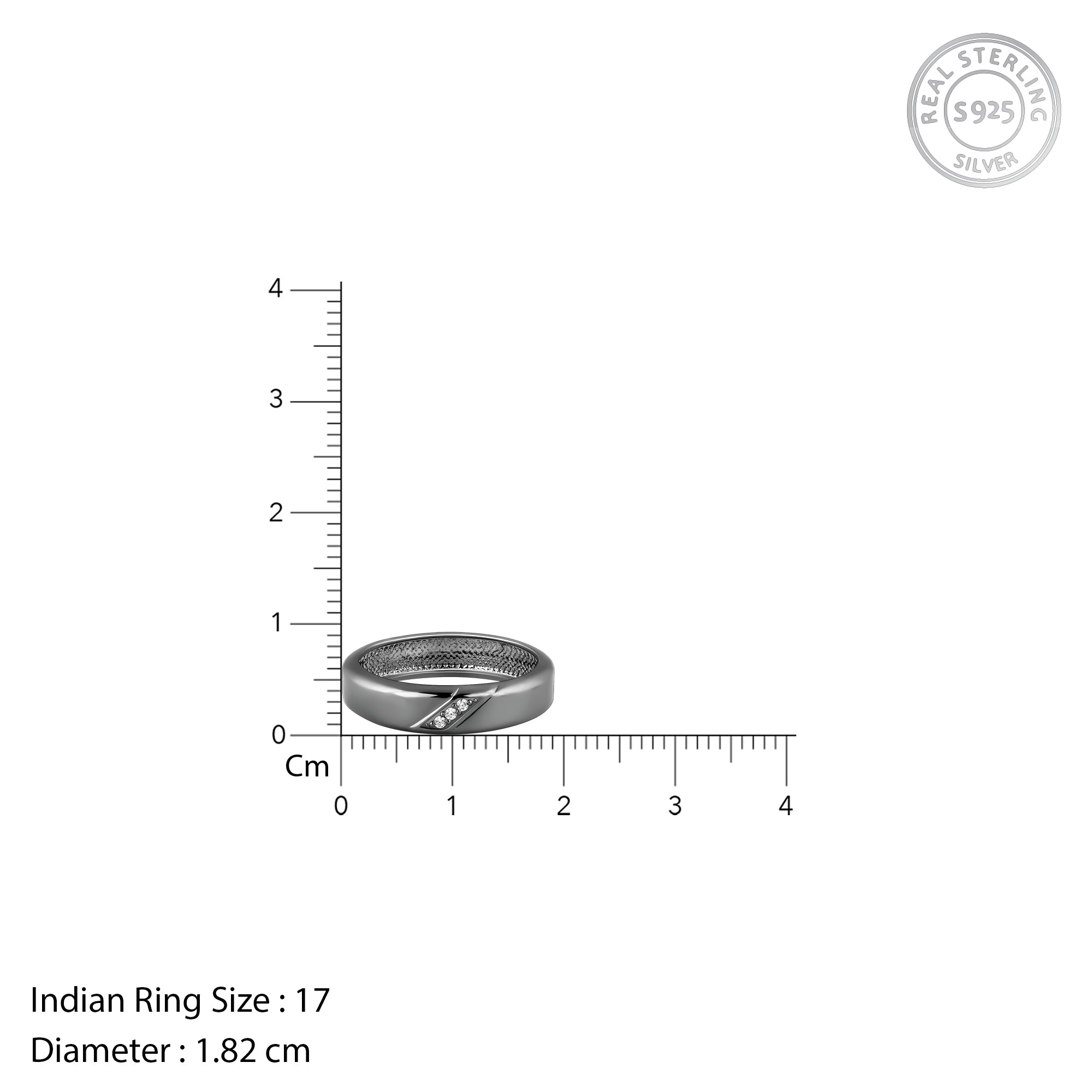 Black Rhodium Noir Edge Set For Him