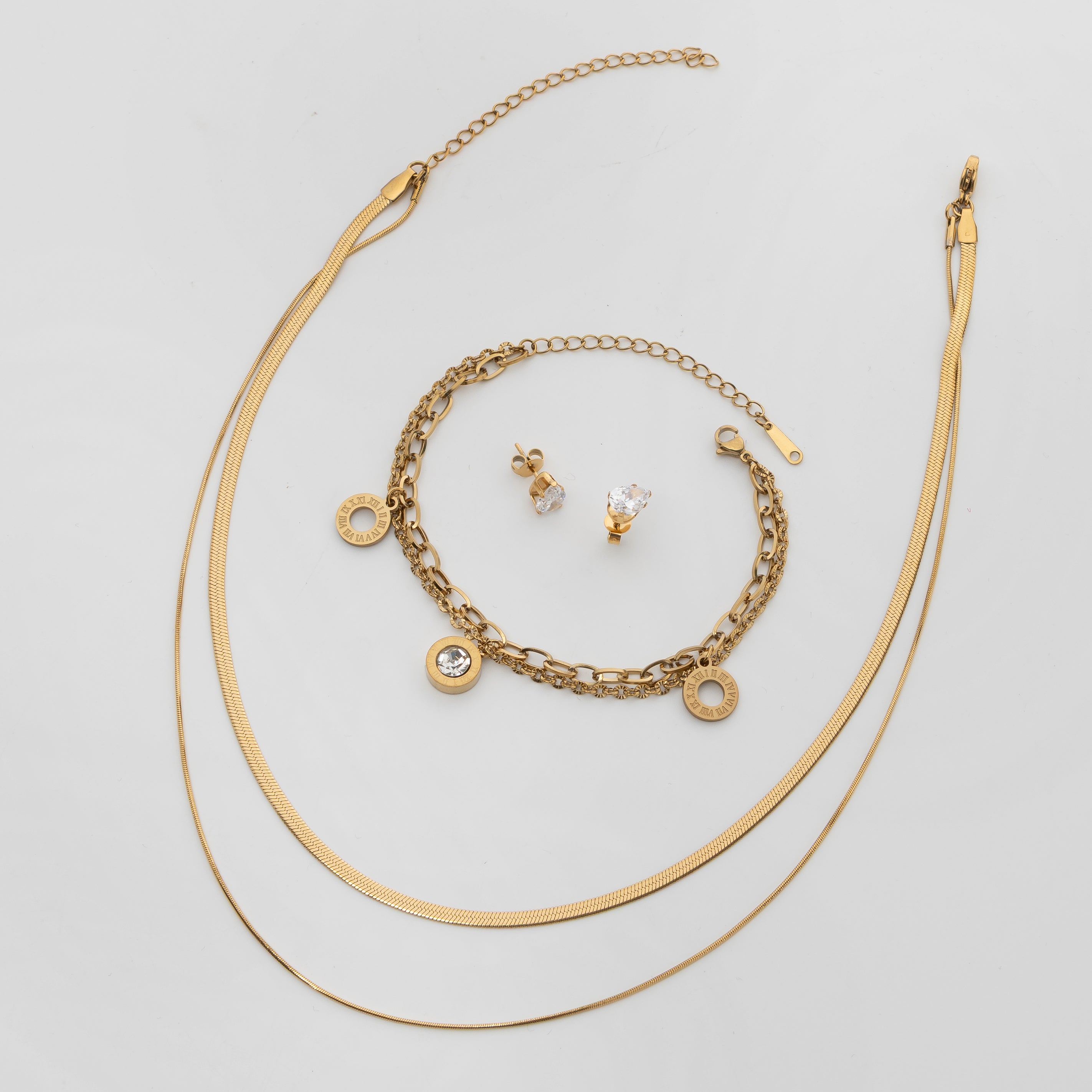 Aurelia Layer Set – Premium Gold Layered Jewelry Set for Women