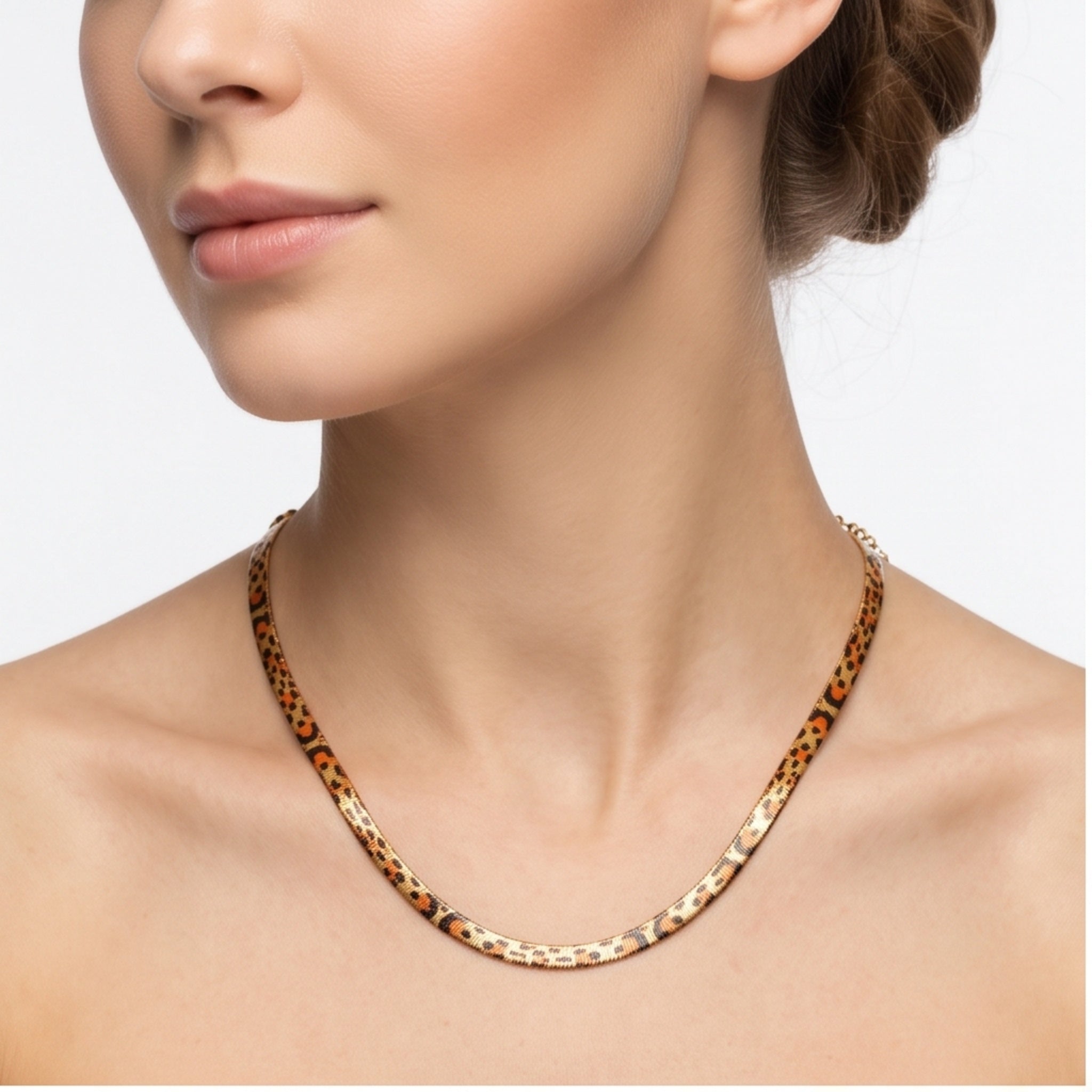 Savanna Luxe Set – Premium Gold Animal Print Jewelry Set for Women