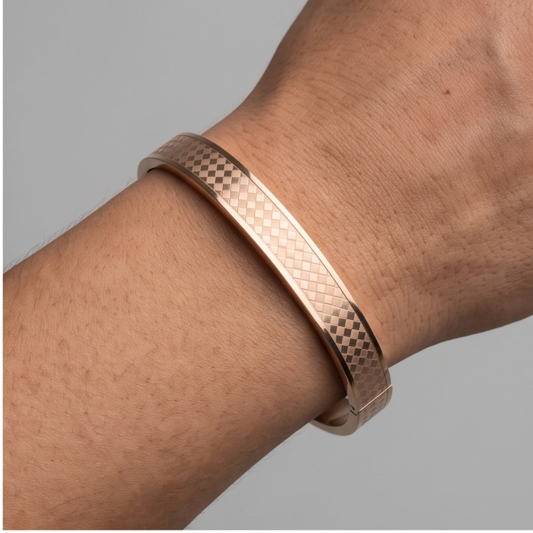 Aether Cuff Combo – Premium Men's  Textured Open Cuff Bracelet Set (3-Piece)
