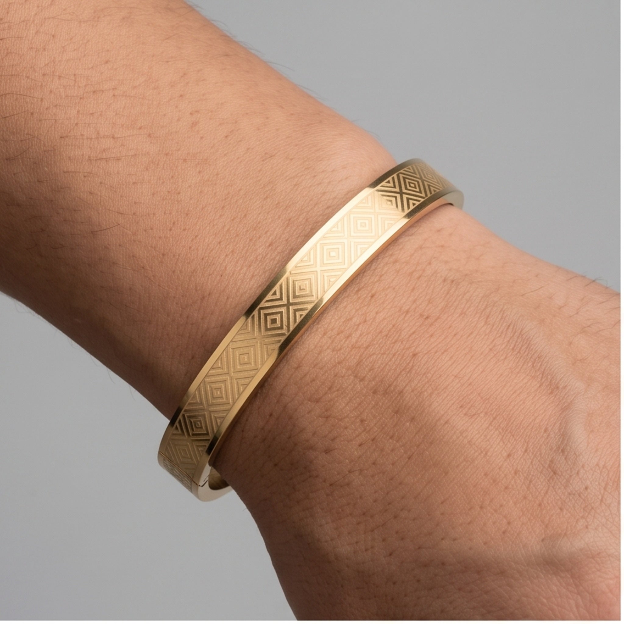 Aether Cuff Combo – Premium Men's  Textured Open Cuff Bracelet Set (3-Piece)